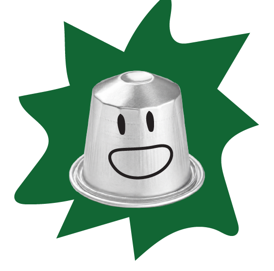Aluminium coffee pods