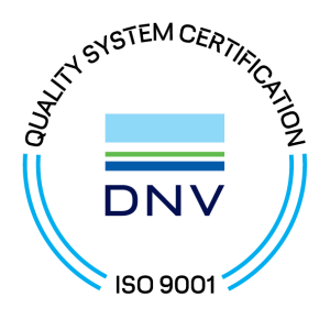 DNV ISO:9001 Quality System Certification badge