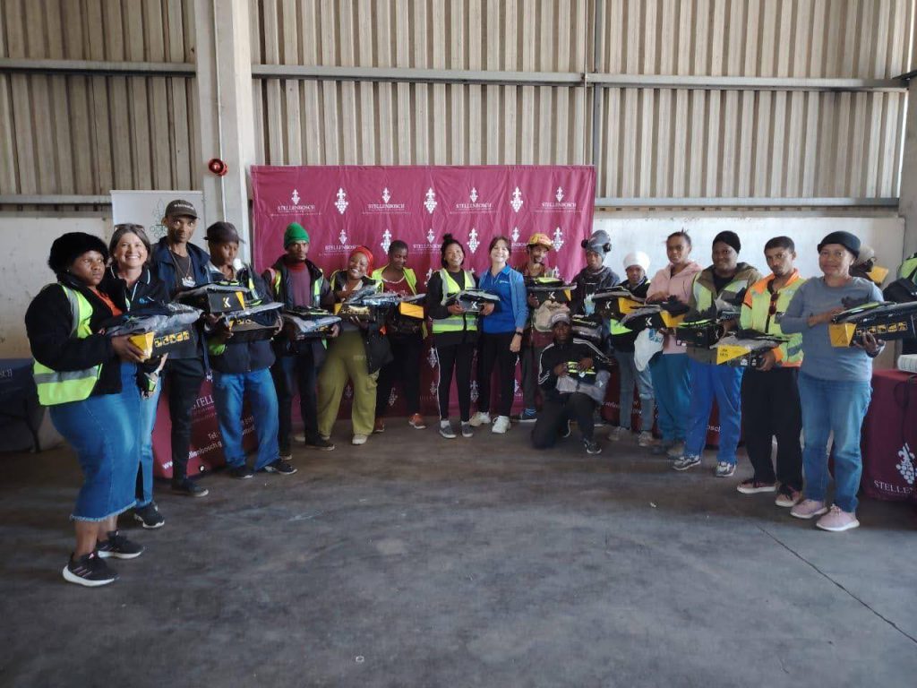 Stellenbosch waste picker training PPE